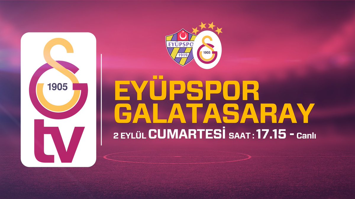 Eyüpspor – Galatasaray maçı canlı izle | EYÜP-GS maçı şifresiz (Süper Lig 5. hafta maçı canlı yayın)